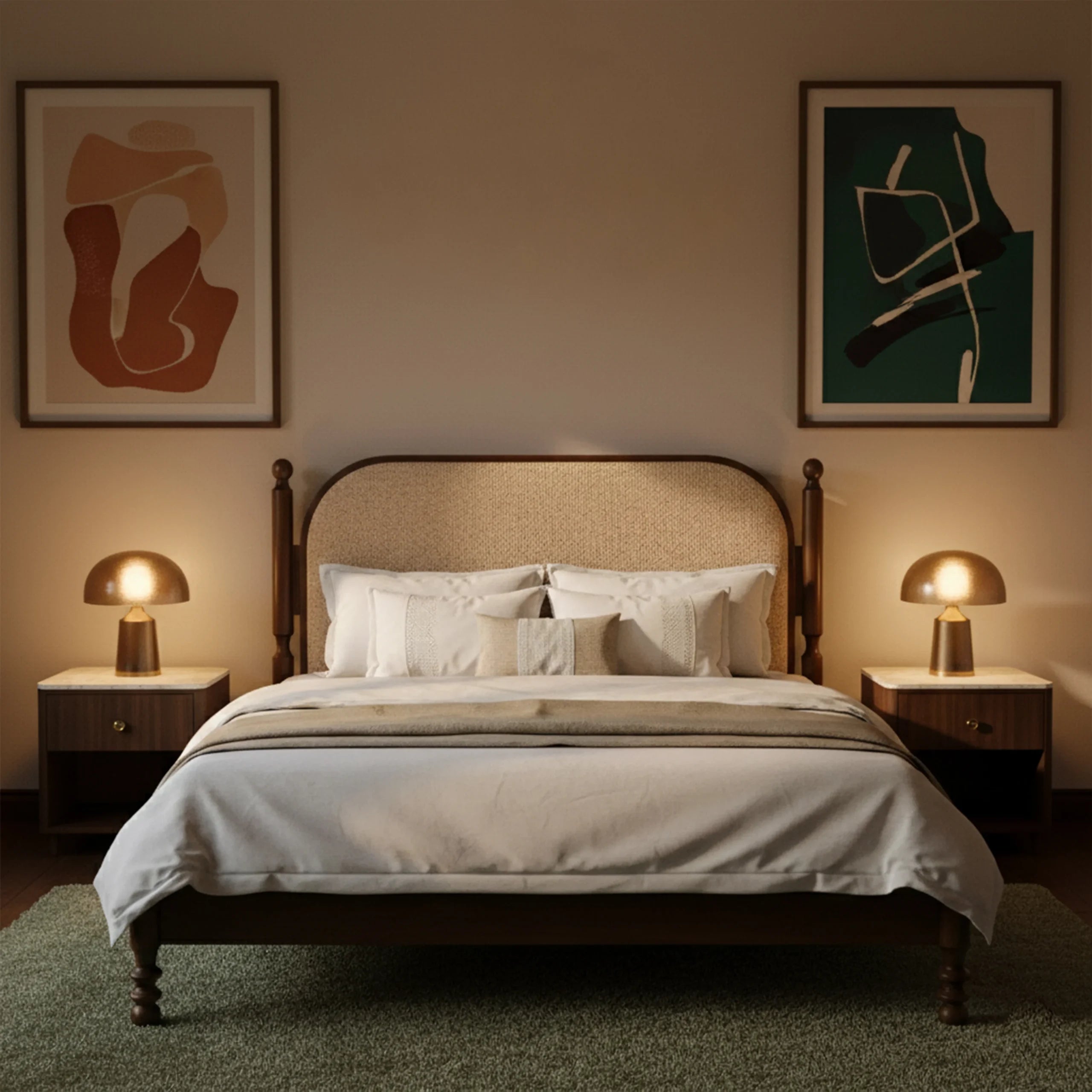 Aurora Upholstered Bed